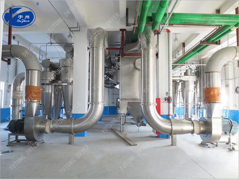 Protein feed rotary flash dryer